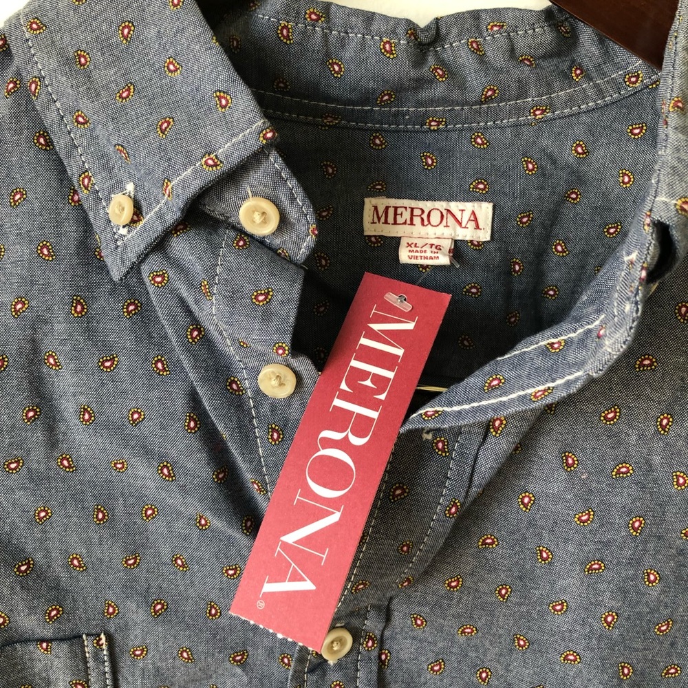 NWT: XL Merona Button Down - Picture 3 of 5